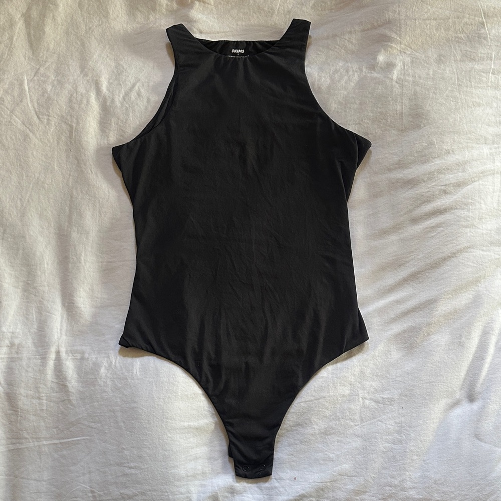 SKIMS Black Bodysuit